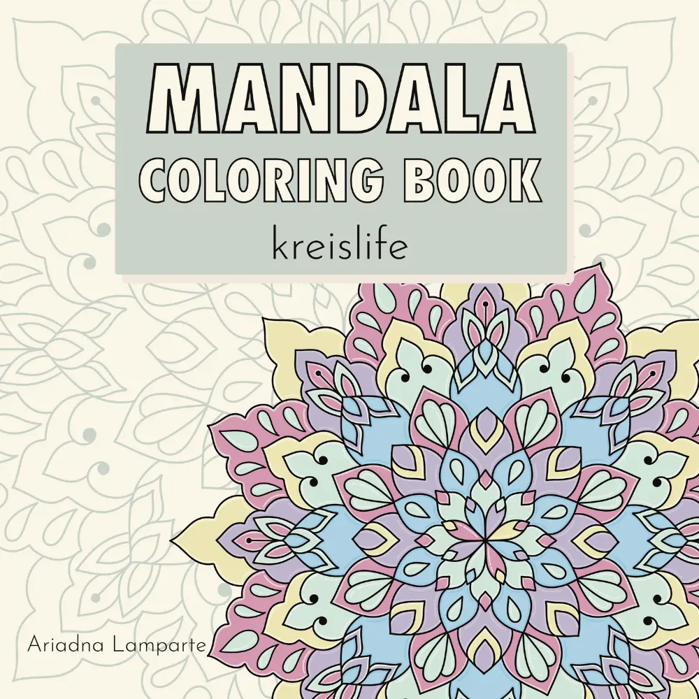 mandala coloring book cover